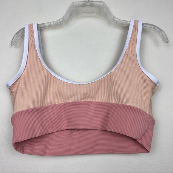 LainSnow Ribbed Colorblock Kiawah Ribbed Bikini Top - Picture 4 of 4